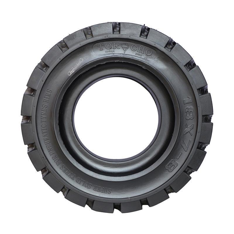 Industrial Tyres 18x7-8 Forklift Solid Rubber Tire with 4.33R-8 steel rims