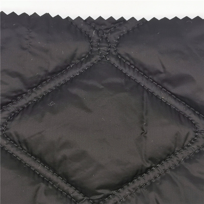 double faced nylon taffeta quilt fabric nylon quilt padded fabric for garments