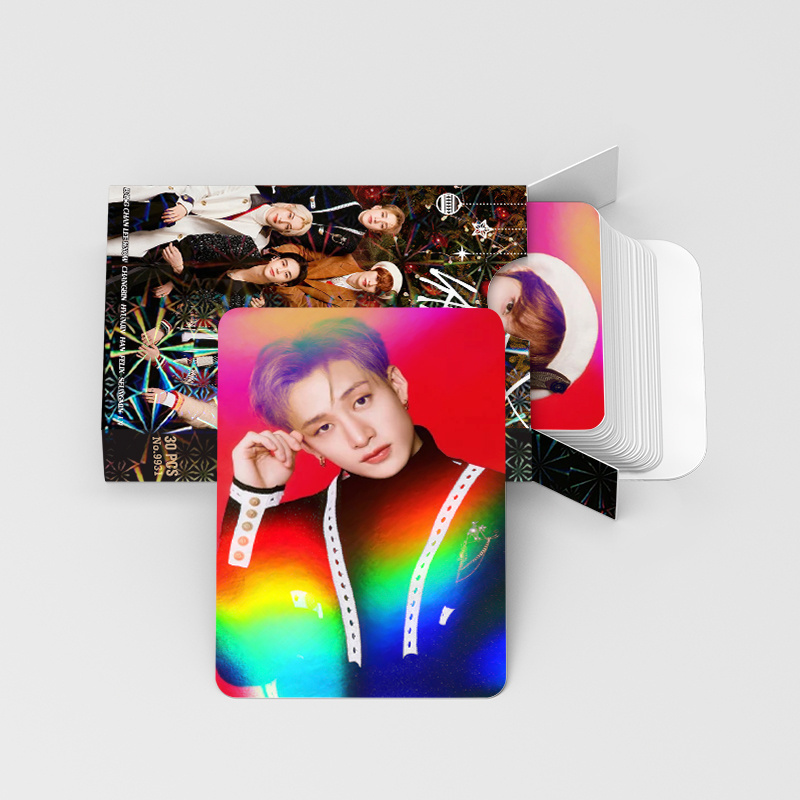 High Quality KPOP STR Idol 30 Hologram Card LOMO Card Series Commemorative Card