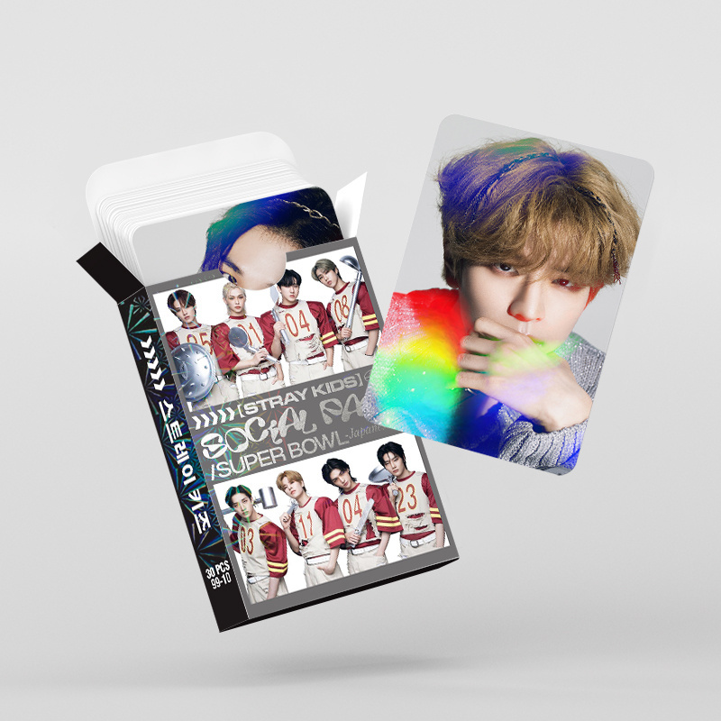 High Quality KPOP STR Idol 30 Hologram Card LOMO Card Series Commemorative Card