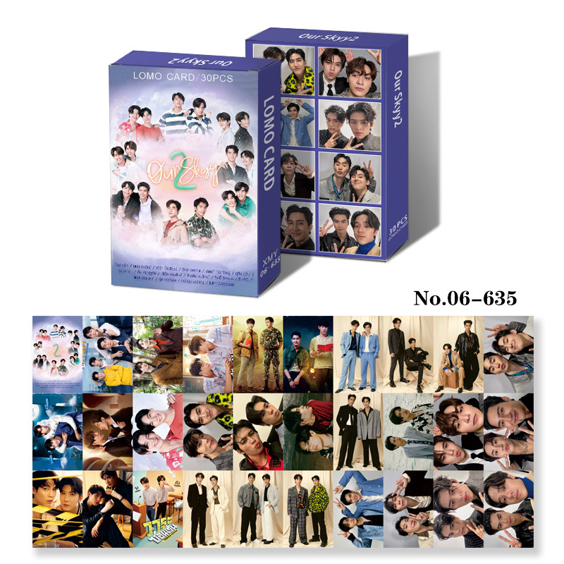 New Thai Star idol 30pcs/box F4 MEWGULF TAY GUN BRIGHT WIN paper crafts lomocards gifts LOMO card