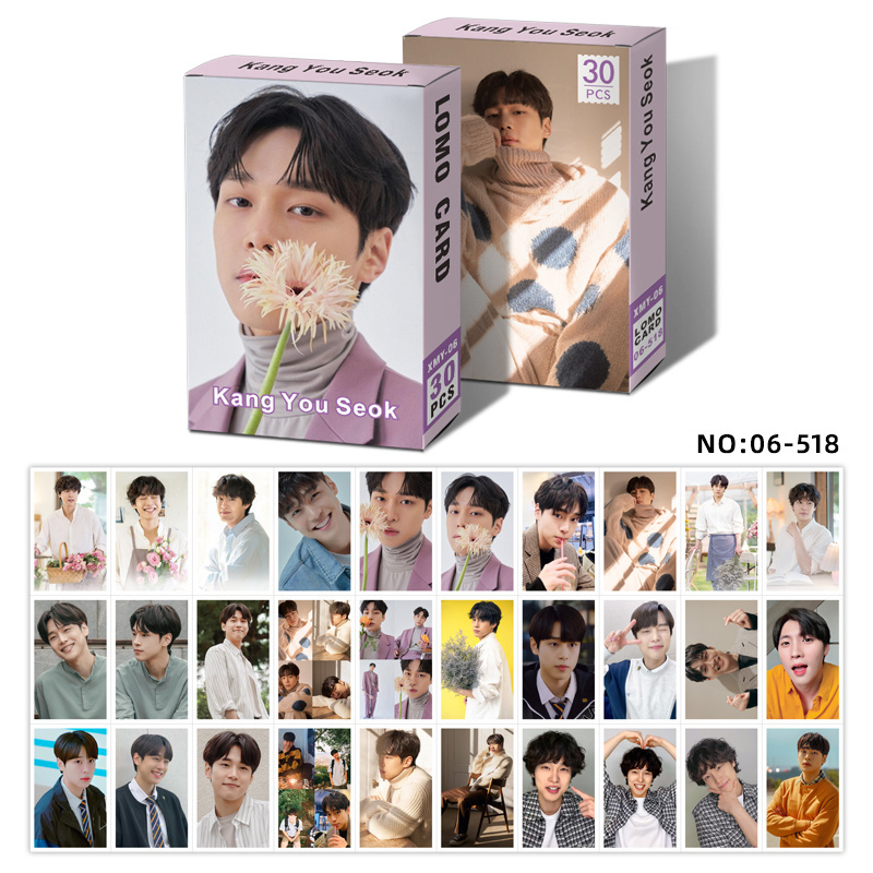 Spot  cards around Taixing BNK48 Frankdrake KristPerawat 30 single-sided LOMO cards Gift Card