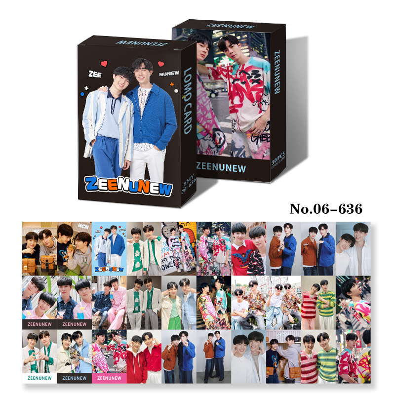 New Thai Star idol 30pcs/box F4 MEWGULF TAY GUN BRIGHT WIN paper crafts lomocards gifts LOMO card