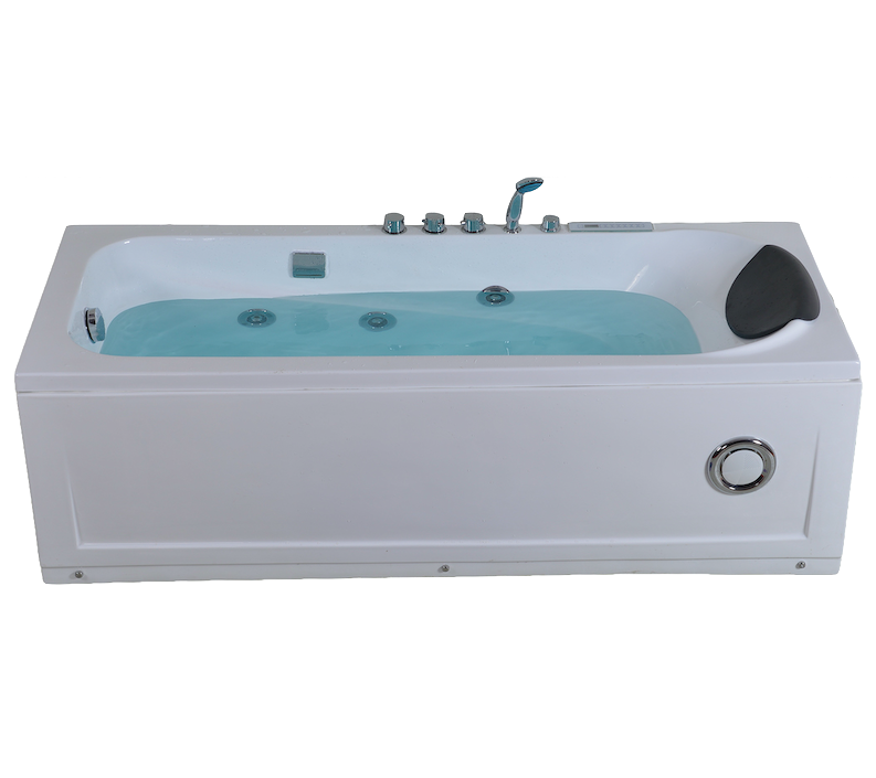 Factory Direct Acrylic Hot sale Simple Design Single  Hydromassage European Style Massage Bathtub