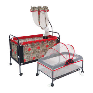 High Quality Toddler Baby Beds For New Born Iron baby Cradle Swing