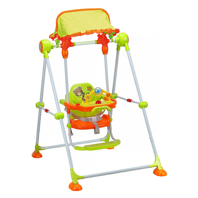 Wholesale Kids Garden Plastic Single Swing Standing Toddler Swings with Canopy