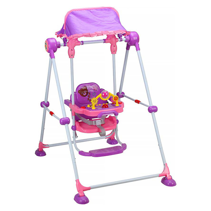 Wholesale Kids Garden Plastic Single Swing Standing Toddler Swings with Canopy