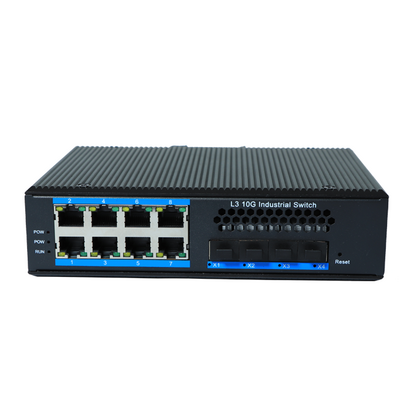 10G Managed Ethernet Switch 10G4 Slots SFP   8 10/100/1000Mbps TP 1 Ports Combo