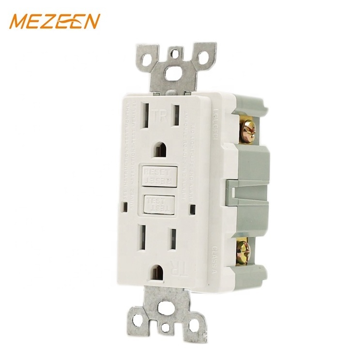 Tamper resistant duplex wholesale led indicator light universal 15a gfci usb wall outlet sockets