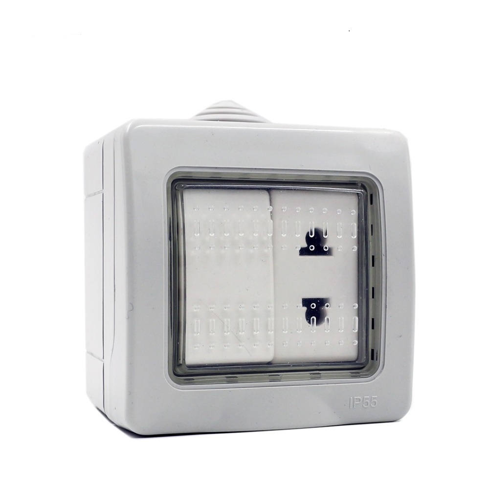 Waterproof Electrical Plastic Distribution Box IP66 Rustproof Outdoor Wall Switch Box