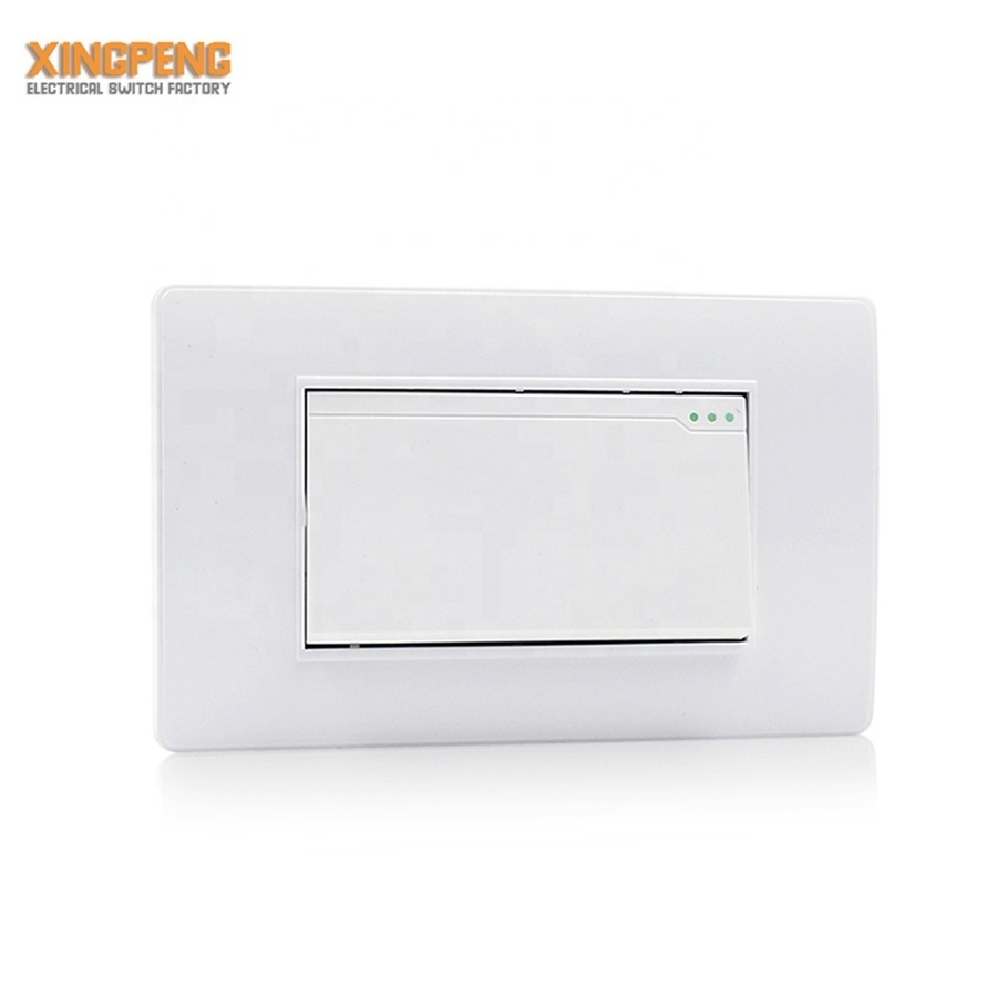 Screwless Decorator Wall Plate Light Switch Outlet Cover 1-Gang Unbreakable Polycarbonate Electrical  Plastic Wall plate switch