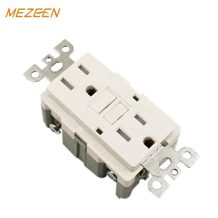 Tamper resistant duplex wholesale led indicator light universal 15a gfci usb wall outlet sockets