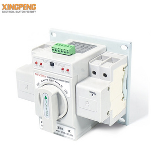 220V 2P 63A ATS switch for generator Power Automatic Transfer Pv Disconnect change over switches ats double shot