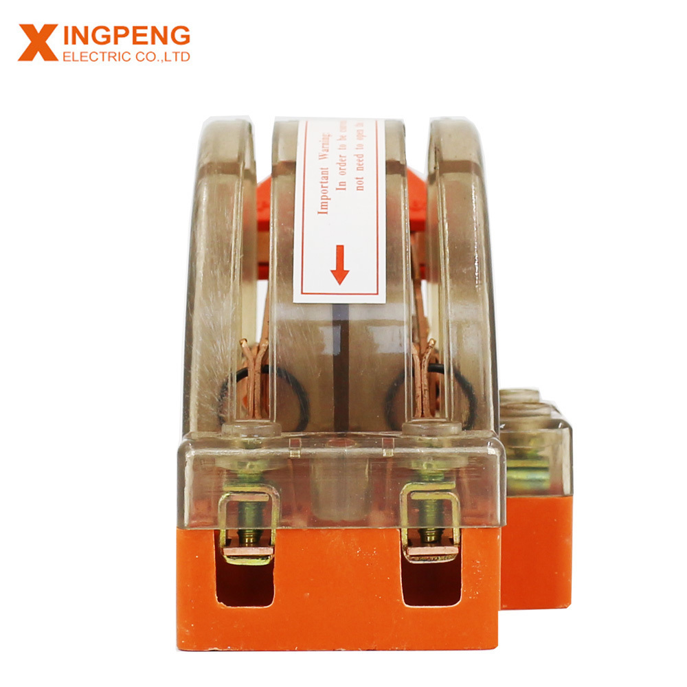 ODM electrical switch 2p 63a transparent cover changeover knife switch oem copper switch