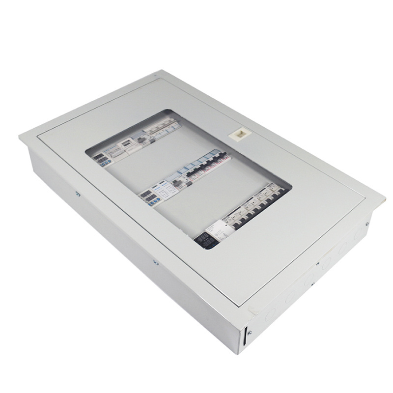 Surface Mount Type AC DC Power Distribution Unit Steel Panel Board 36 Way Main Switch Distribution Box