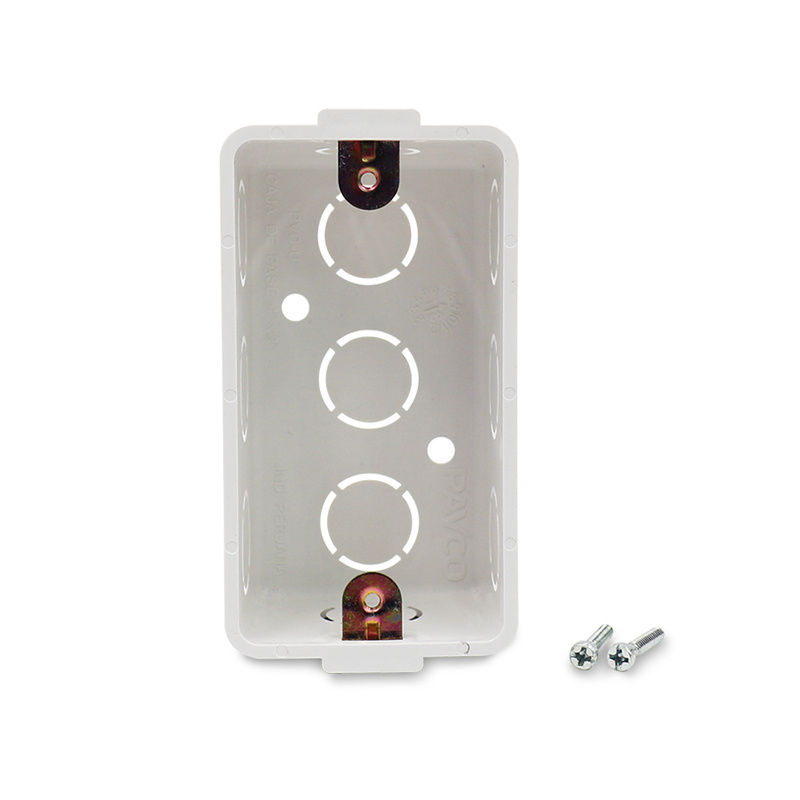 Switches Sockets Junction Box South American Standard 118 Type Switch Box Flush Mounting Box