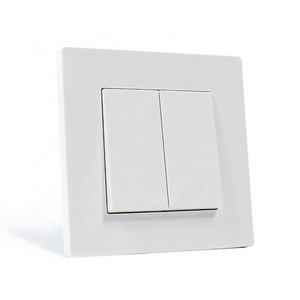 European Standard Modular Switch With Socket Plates 2 Gang 1 Way 2 Way Wall Light Switch