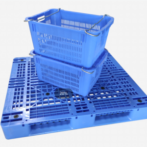 Forklift Pallet Warehouse Racking Transport Packaging Plastic Pallets With Steel Reinforcement warehouse pallet