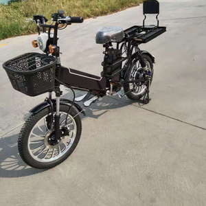 fat fires 12+50ah/48v double  batteries 350w/500W/48v motor disc brakes hydraulic suspension Electric Cargo Bike