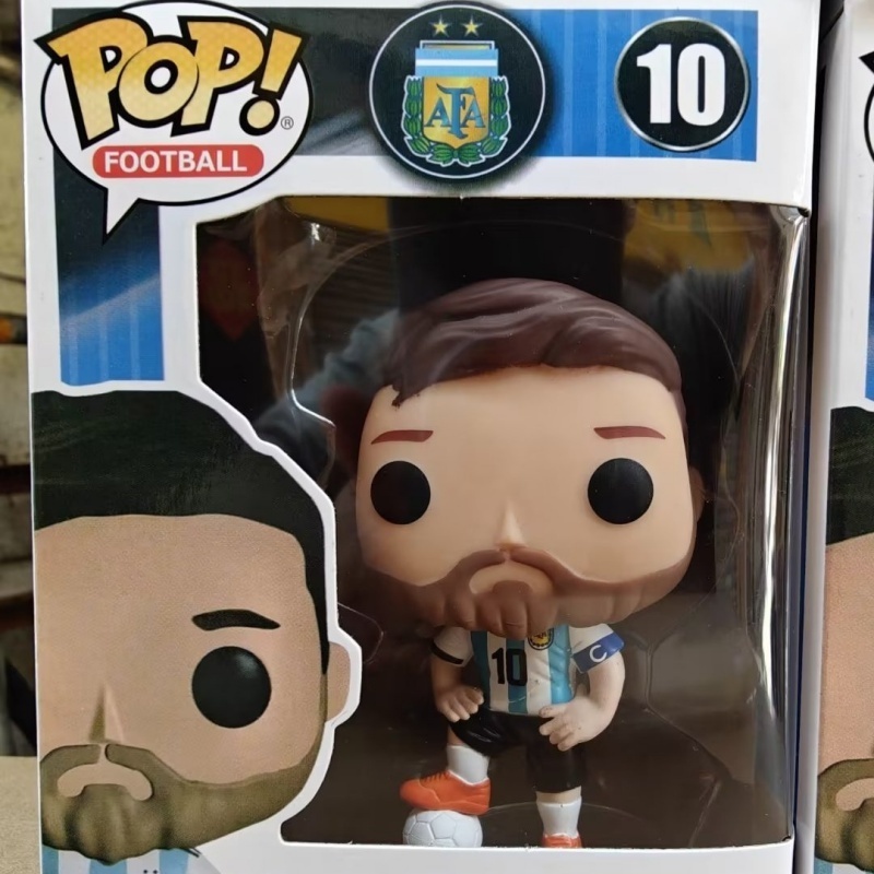 Funkos pop Lionel messi 10  kids toys Football 50 Vinyl figurine Dolls Collection Model toys Action Figure