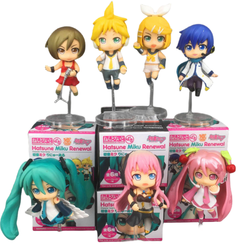 Cheap Wholesale Japan pvc Standing Anime action figure Mystery Hatsune Mi-ku Blind Box for collection