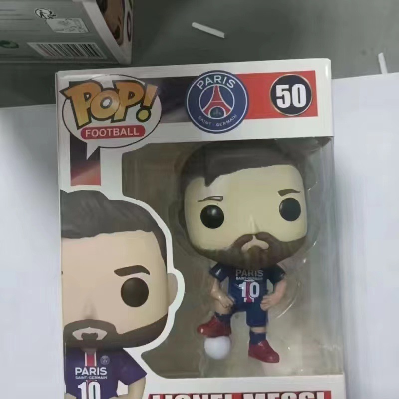 Funkos pop Lionel messi 10  kids toys Football 50 Vinyl figurine Dolls Collection Model toys Action Figure