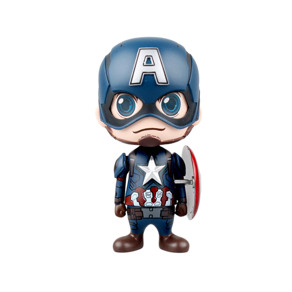 New products Avengerss Captain Americas Bobble Head Toy Figures Anime Figure ornaments Action Figures