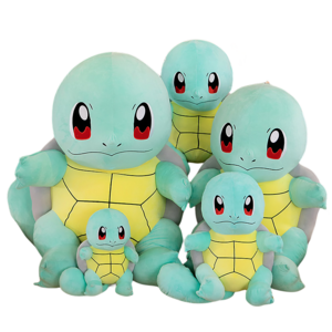 Large Size Squirtle pet Fluffy Soft Doll pillow Gift cute Pokemone Anime Stuffed Animal Plush kid Toys