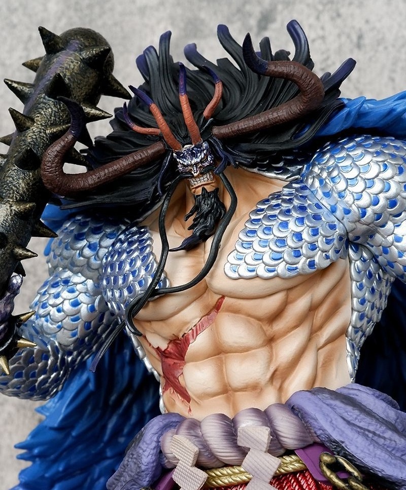 large size 33cm model Statues Anime Figures One Pieces orc kaido Action Figures