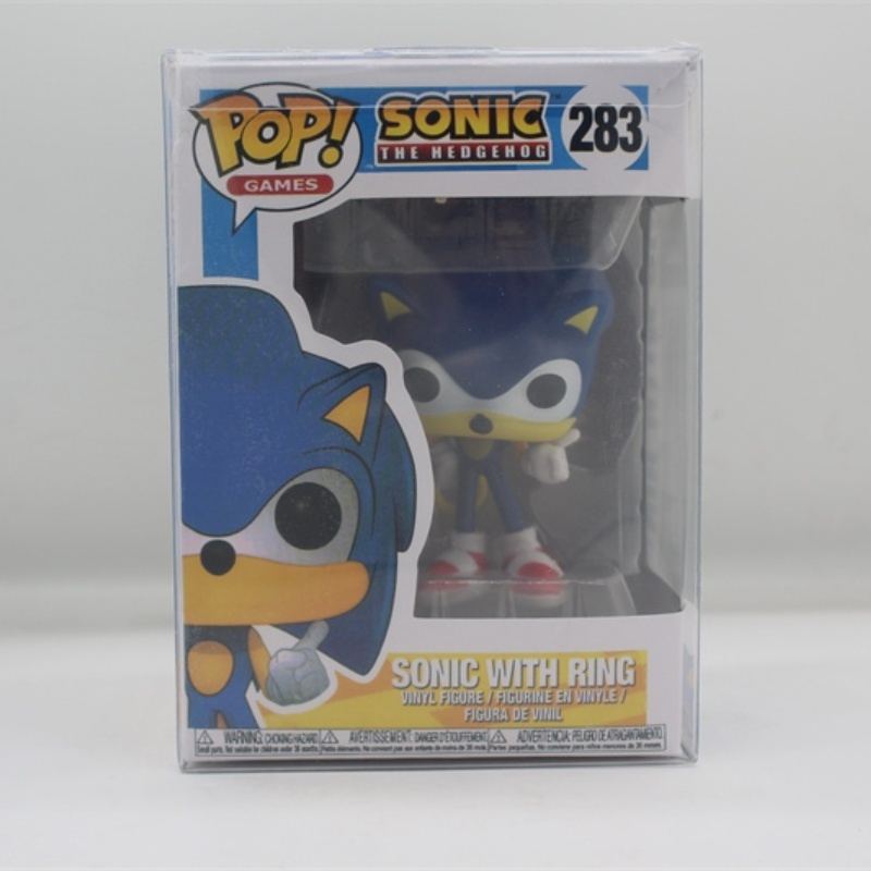 Cartoon Character Sonics 283# Action model Toy Collection Vinyl Figurine Doll Funkos POP Figures with protective box