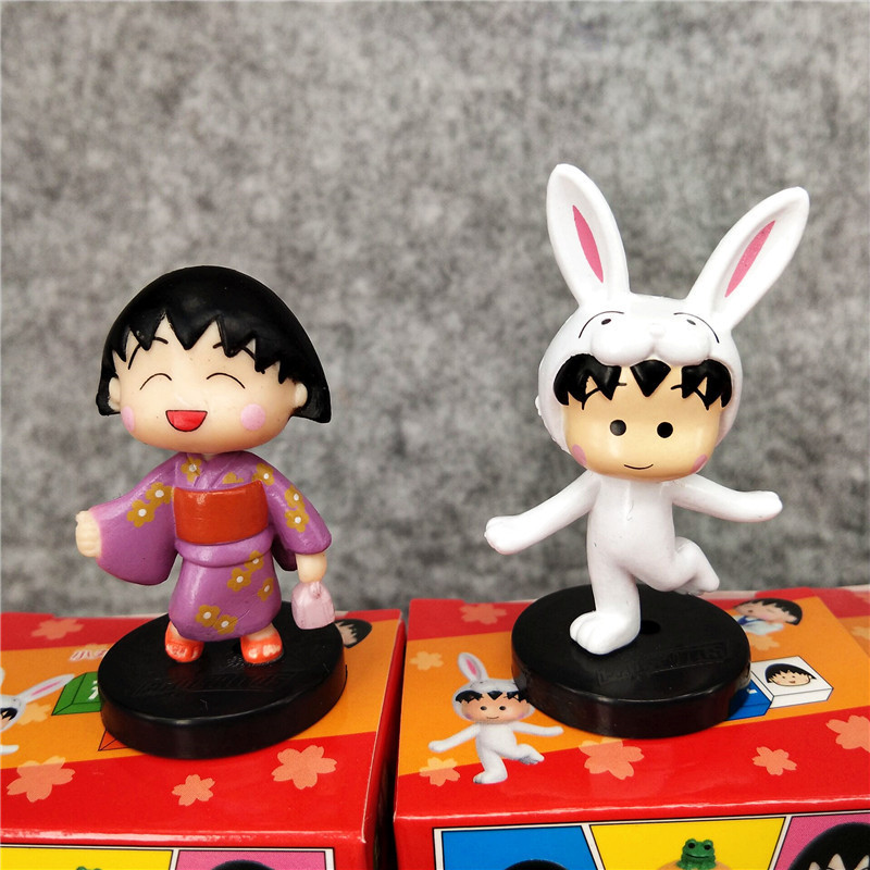 Anime Chibi Maruko Chan Kimono boxed figure toys for gifts 13PCS/set  Mystery Blind Box Cute Girl