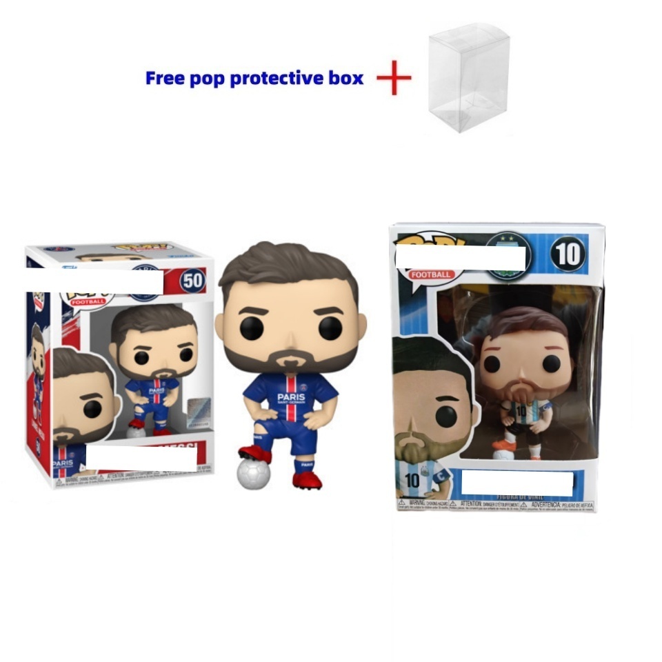 Funkos pop Lionel messi 10  kids toys Football 50 Vinyl figurine Dolls Collection Model toys Action Figure