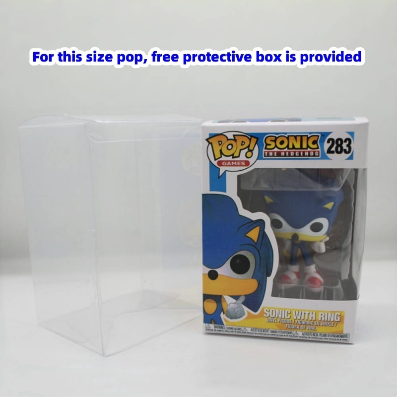 Cartoon Character Sonics 283# Action model Toy Collection Vinyl Figurine Doll Funkos POP Figures with protective box