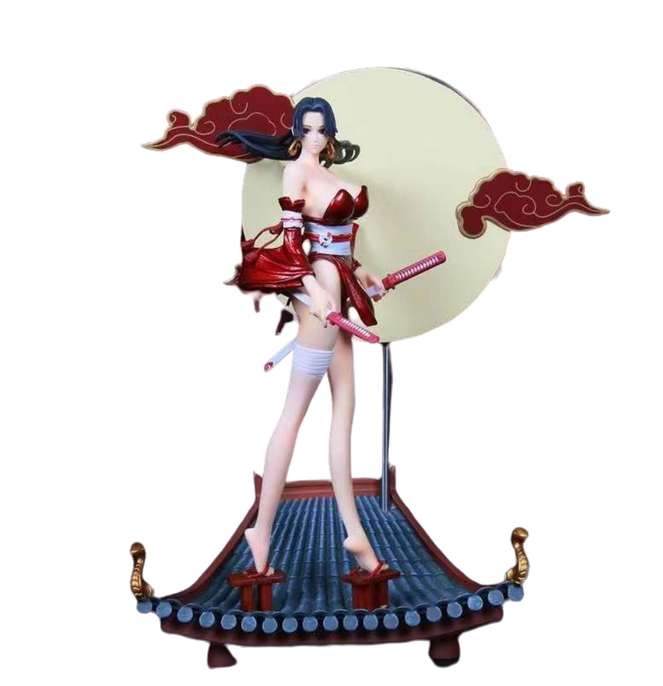 Wholesale 31cm hentai sxey girls Anime character Cartoon Figurines One Pieces Kimono Boa Hancock action Figures