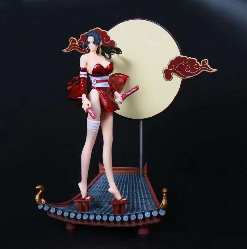 Wholesale 31cm hentai sxey girls Anime character Cartoon Figurines One Pieces Kimono Boa Hancock action Figures