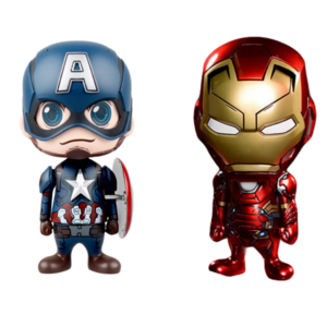 New products Avengerss Captain Americas Bobble Head Toy Figures Anime Figure ornaments Action Figures