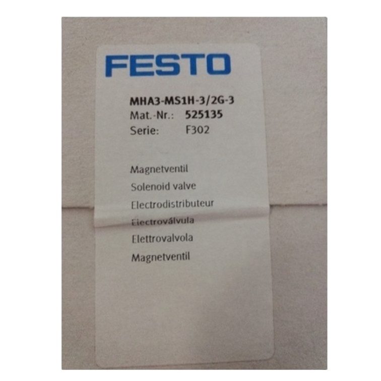 New and original F E S T O  solenoid valve MHA3-MS1H-3/2G-3   525135