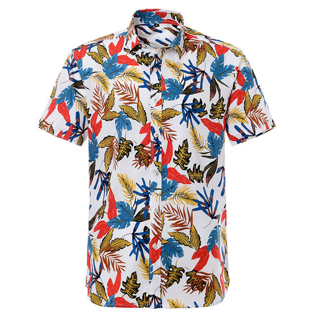 Hot sale Popular Men's Beach Shirt 3D Printed Short Sleeve Casual Shirt Custom Design Button Down Graphic Hawaii Shirts