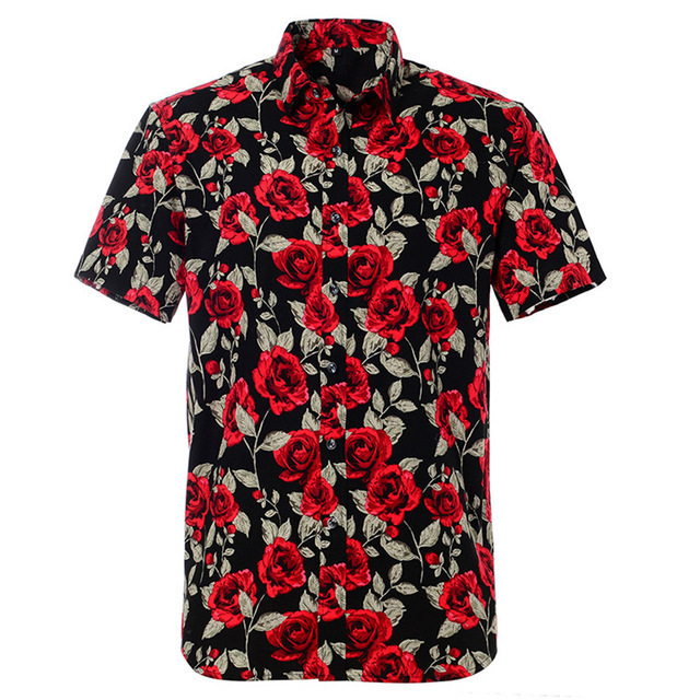 Hot sale Popular Men's Beach Shirt 3D Printed Short Sleeve Casual Shirt Custom Design Button Down Graphic Hawaii Shirts