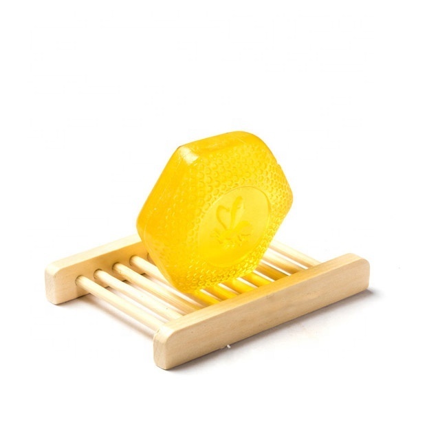 100g Hexagon pure natural moisturizing honey soap with Massage function