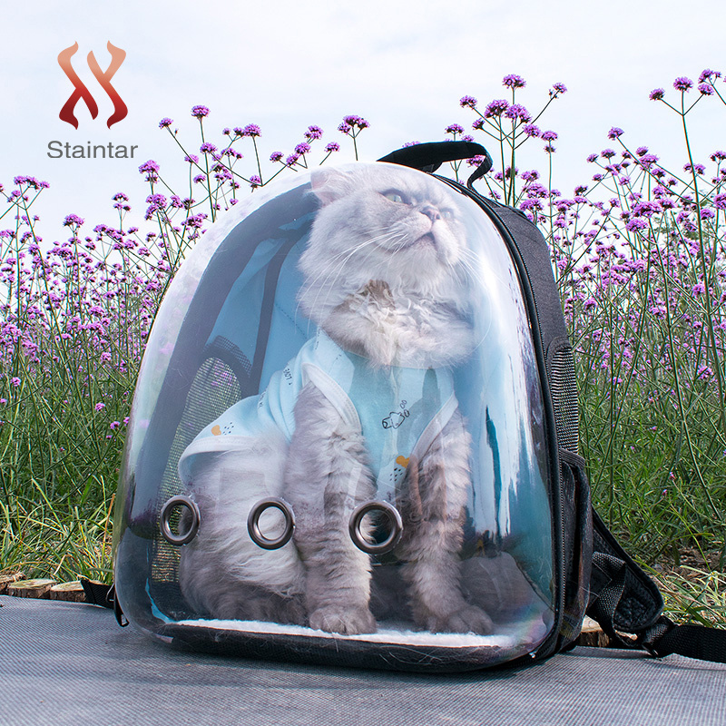 Good Quality Cheap Travel Pet Backpack Transparent Large Capacity Cat Bag Suitcase