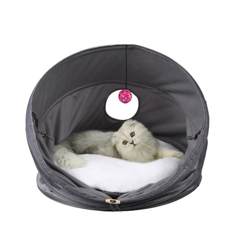 Pet cat house tent,cat litter beds Multifunctional pet tunnel,doghouse and pet toys,collapsible