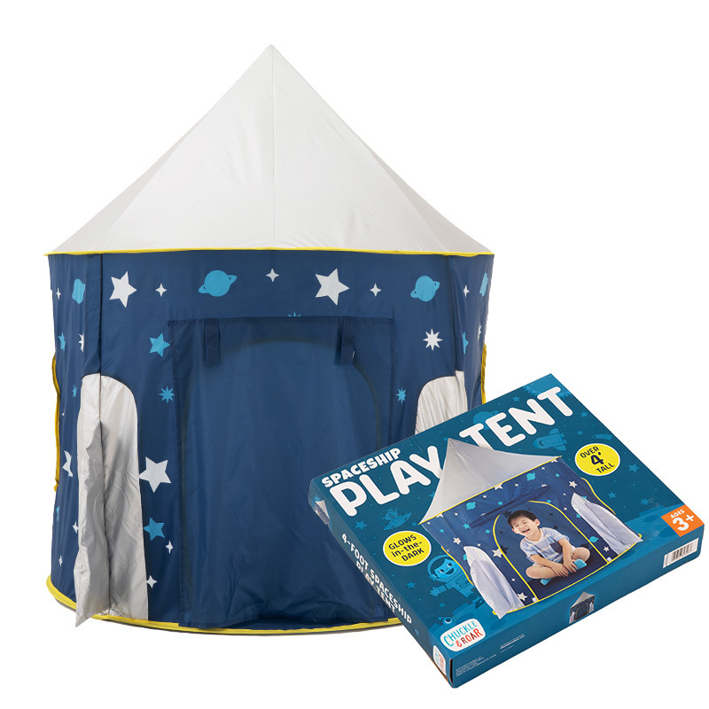 Children Play Tent Girls Princess Castle for Indoor Outdoor Use Pink Upgrade Glow in the Dark Stars Foldable