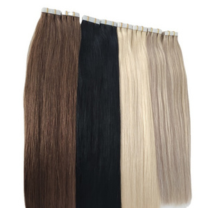 Cheap Remy Bleach Blonde Hair Pieces Tape in Hair Extension Human Hair