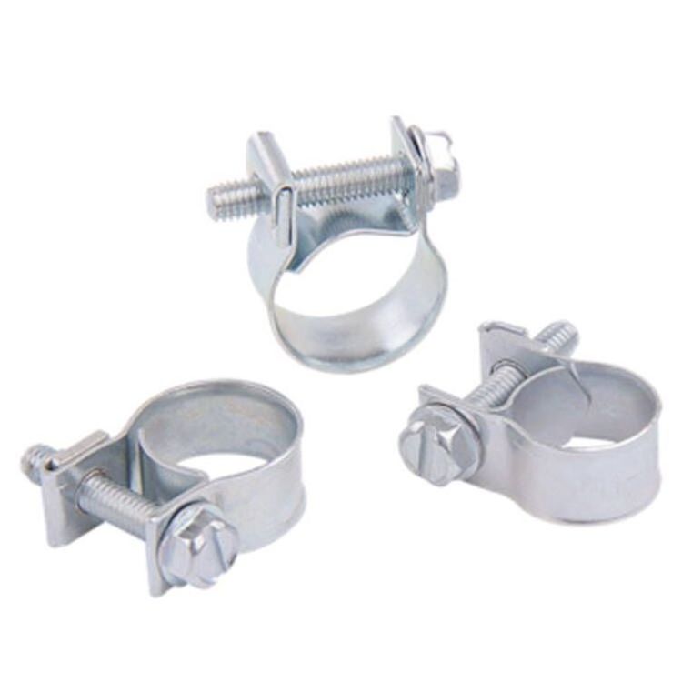 Stainless Steel 304 201 Adjustable Industrial Fuel Injection Tube Screw Mini type Hose Clamp