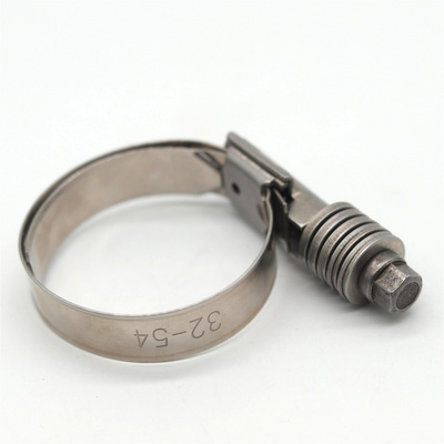 American type perforated heavy duty high torque constant tension hose clamp