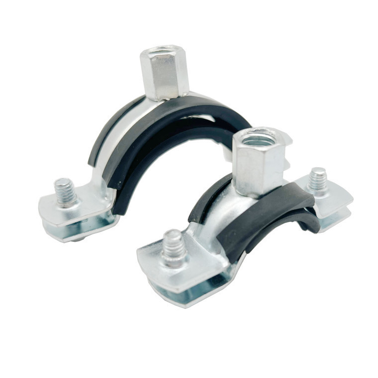 Stainless steel heavy-duty O-ring pipe clamp with rubber lining PPR hose clamp plumbing clamp