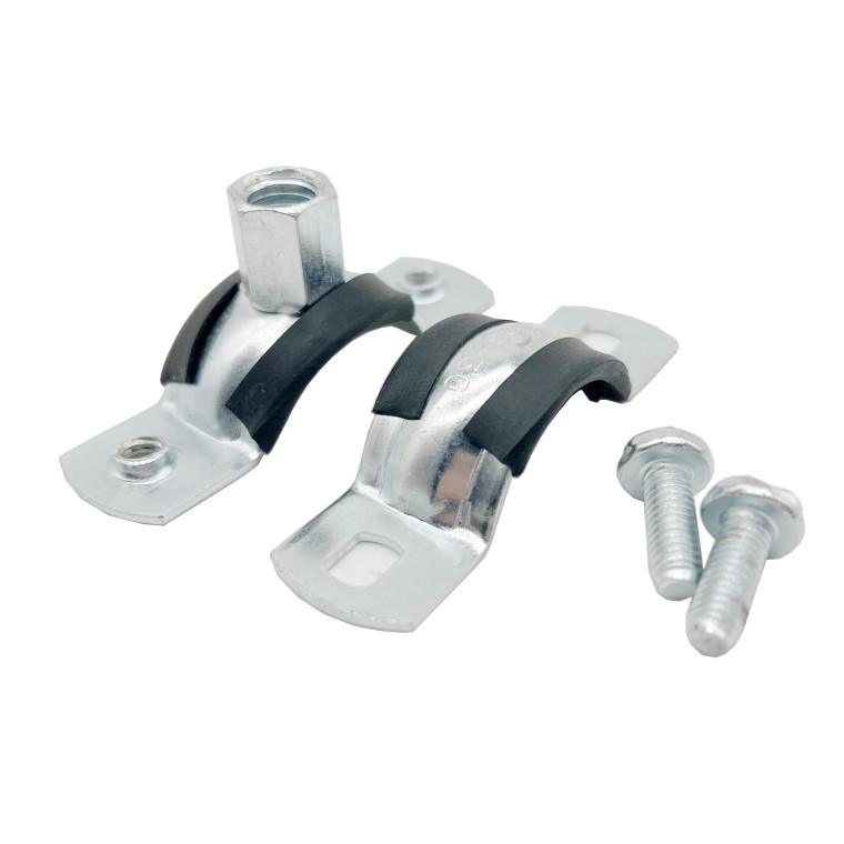 Stainless steel heavy-duty O-ring pipe clamp with rubber lining PPR hose clamp plumbing clamp