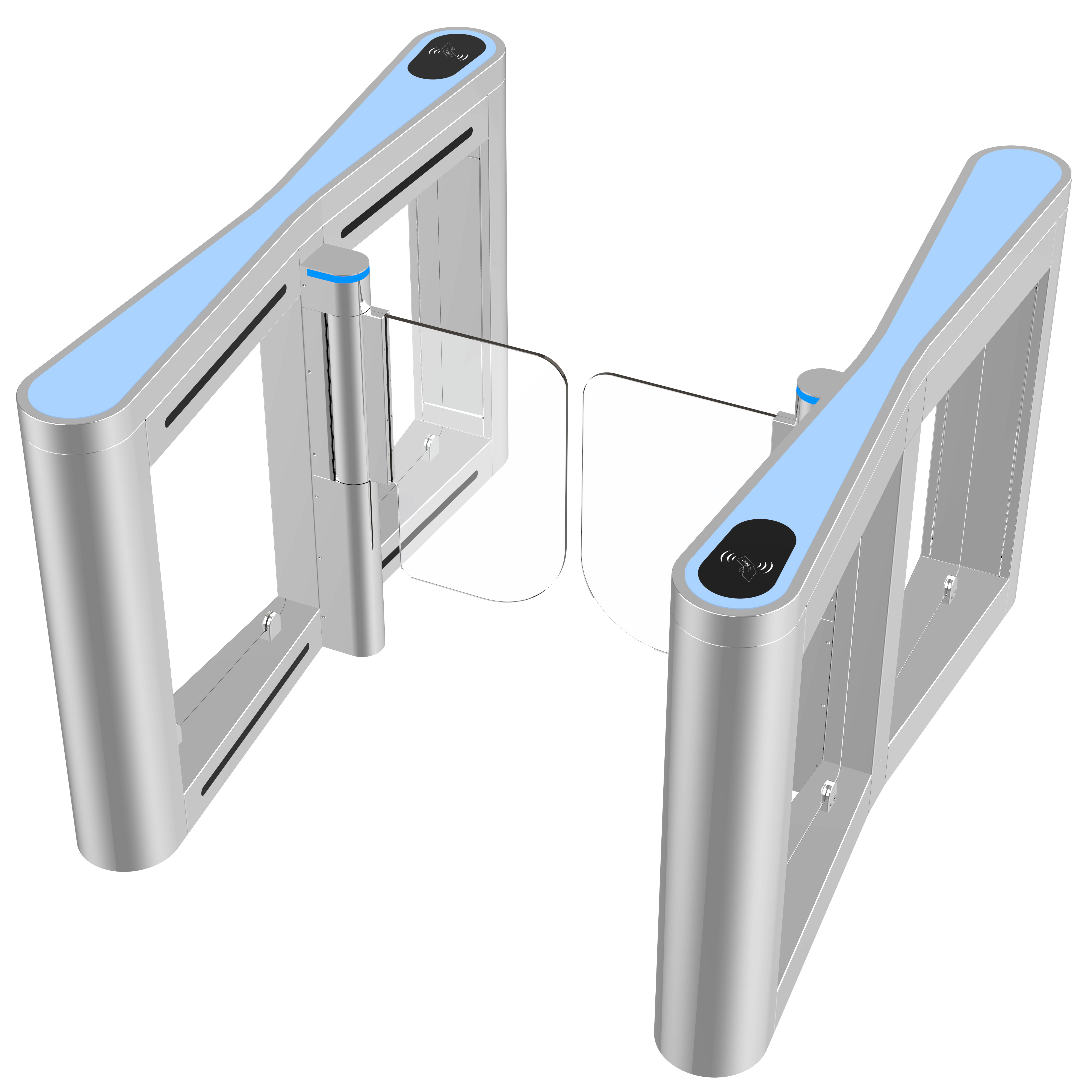 Hot Sale Door Access Control System Device Barrier Gates Entrance Safety Access Control Butterfly quick access door