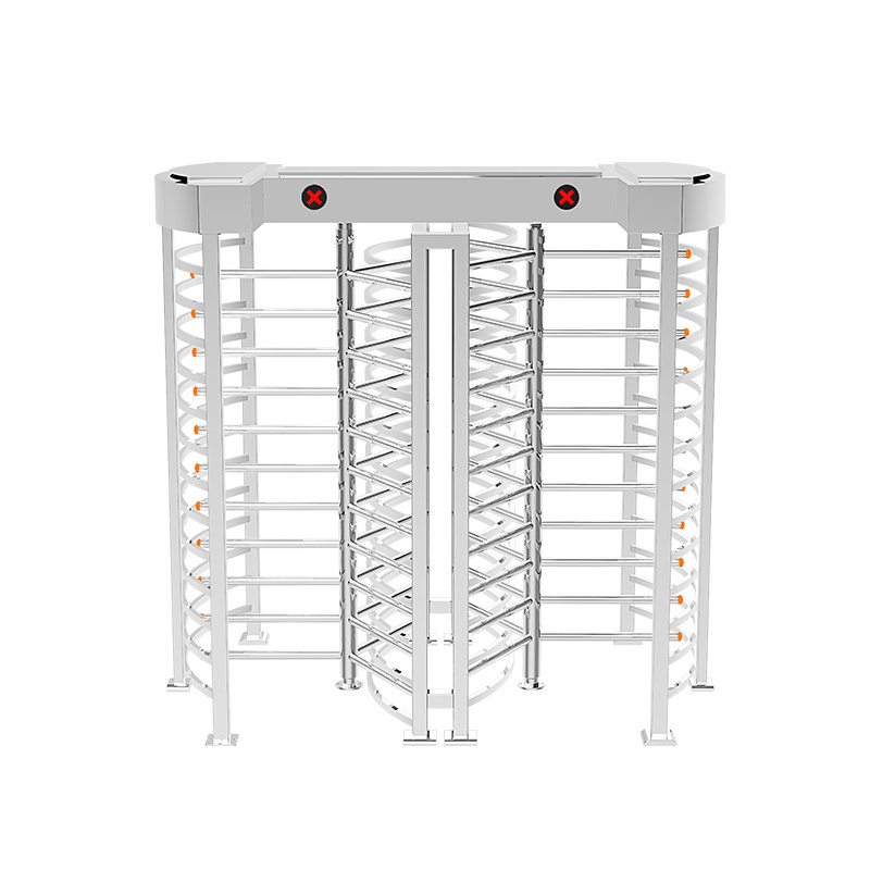 New Full Height Swing Barrier Turnstile Double Channel Swing Gate